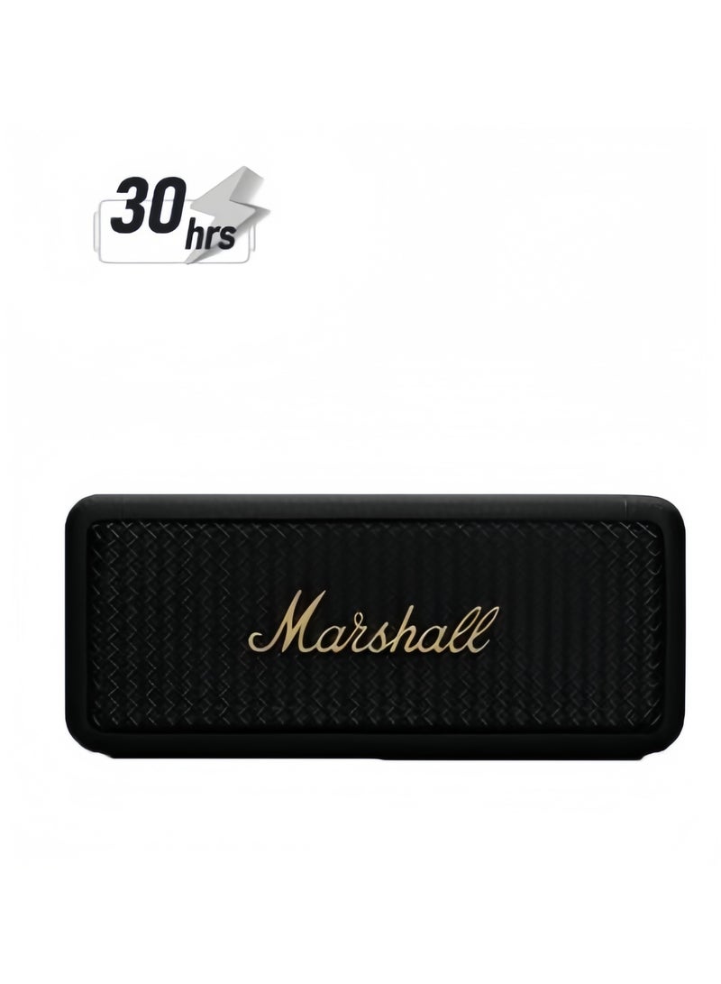 Marshall Middleton II Bluetooth Portable Speaker for Outdoor Adventures, 30+ Hours of Wireless Playtime, Waterproof IP67 60W Black/Brass - Image 1